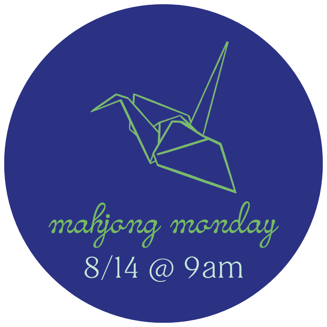 8/14 Mahjong Thursday @ 9am