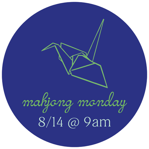 8/14 Mahjong Thursday @ 9am