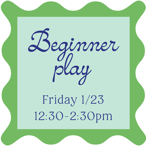 1/23 Beginner Mahj Open Play